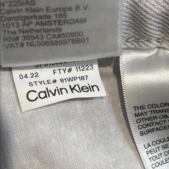 Calvin Klein Grey Boot Cut Straight Leg Jeans Denim Size 28 - Picture 7 of 10